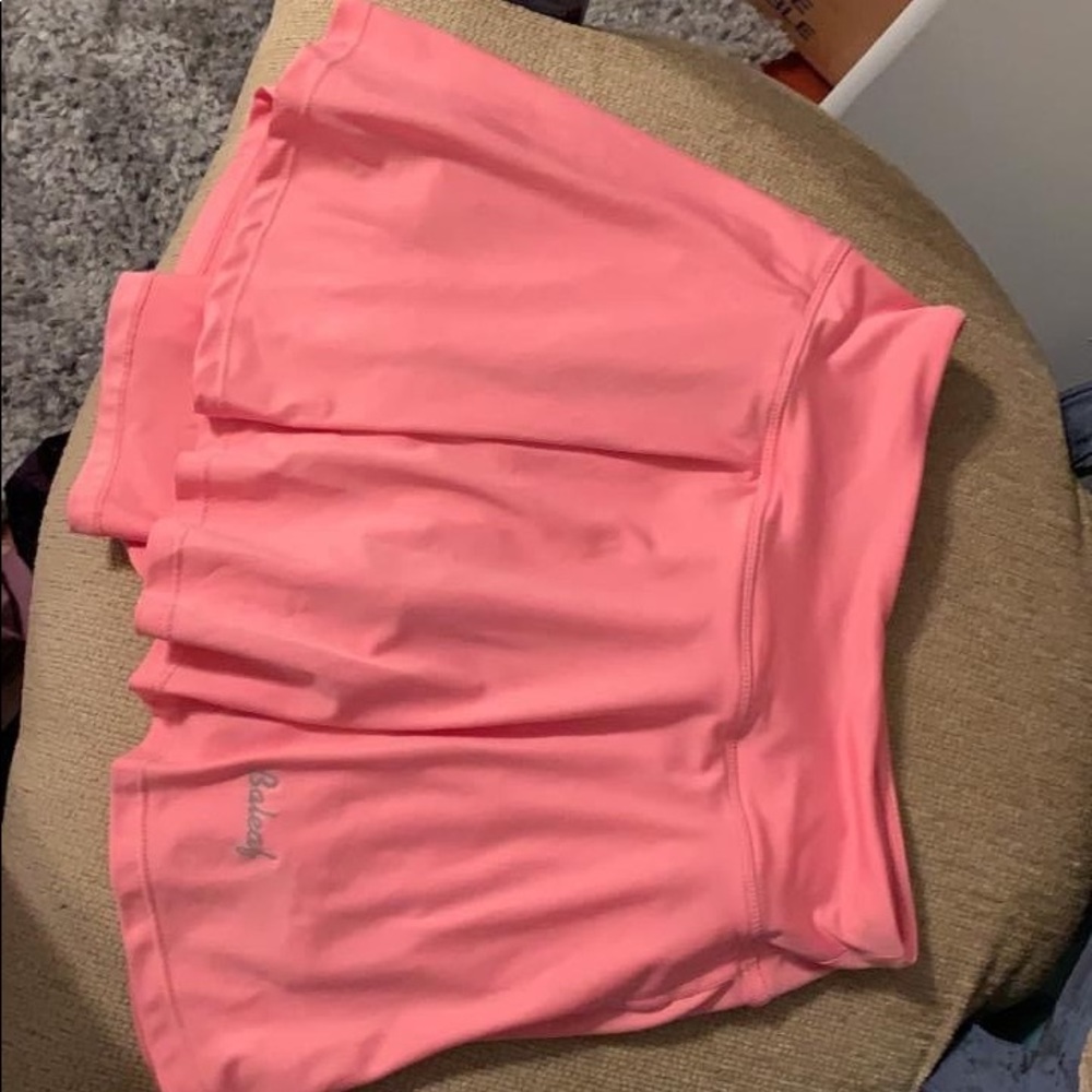 Pink tennis skirt